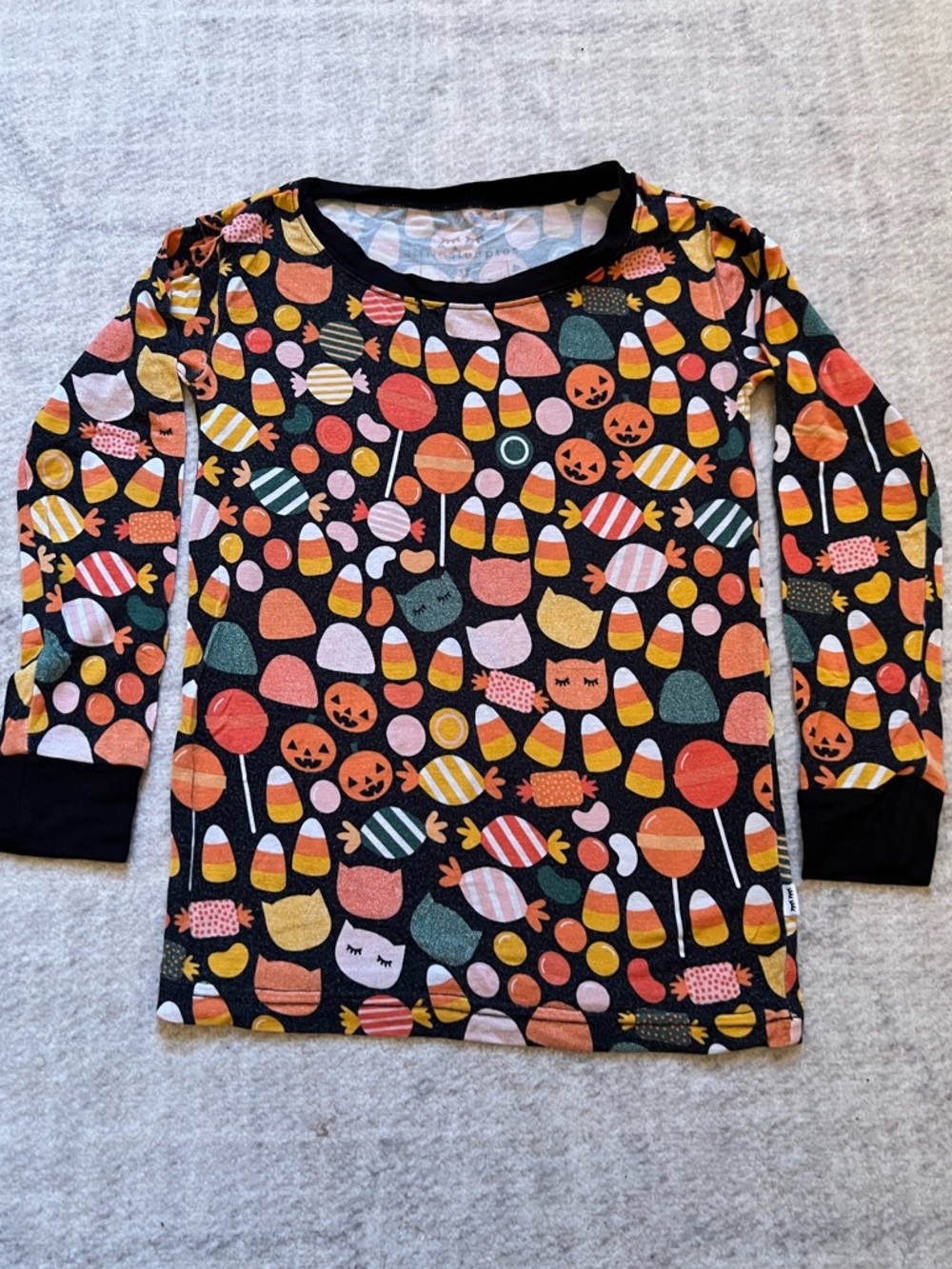 Little Sleepies Halloween Spooky Sweets Bamboo Two-Piece LS Pajamas (3T) - Picture 3 of 7